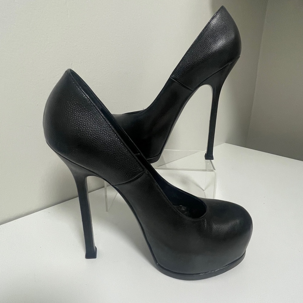 YSL Black Stiletto Heels
